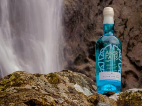 A bottle of premium gin from Aber Falls