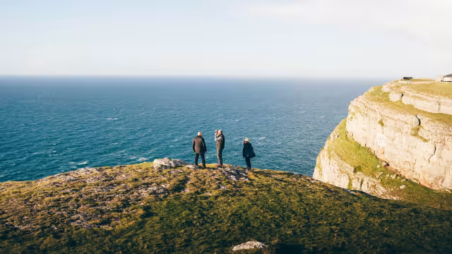 John with guests at the Great Orme