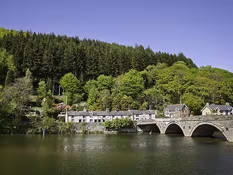 Beddgelert, a picturesque village in Snowdonia National Park