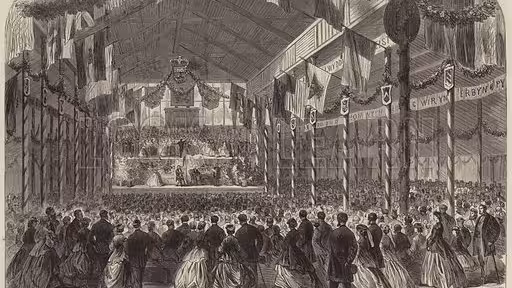 The Eisteddfod Festival at Chester, 1866 illustration