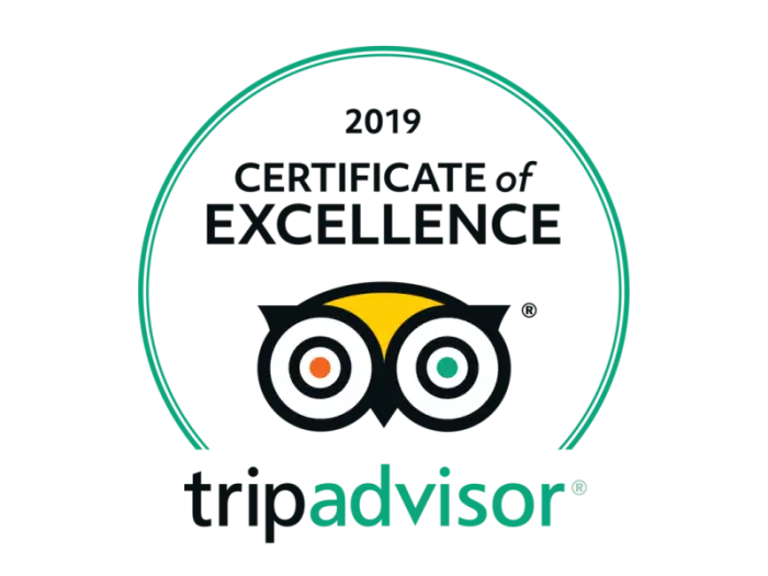 TripAdvisor Certificate of Excellence