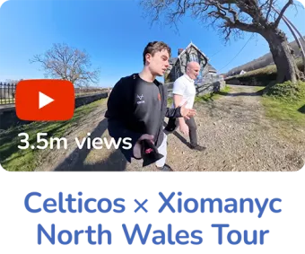 Celticos × Xiaomanyc North Wales Tour — 3.5 million views on YouTube