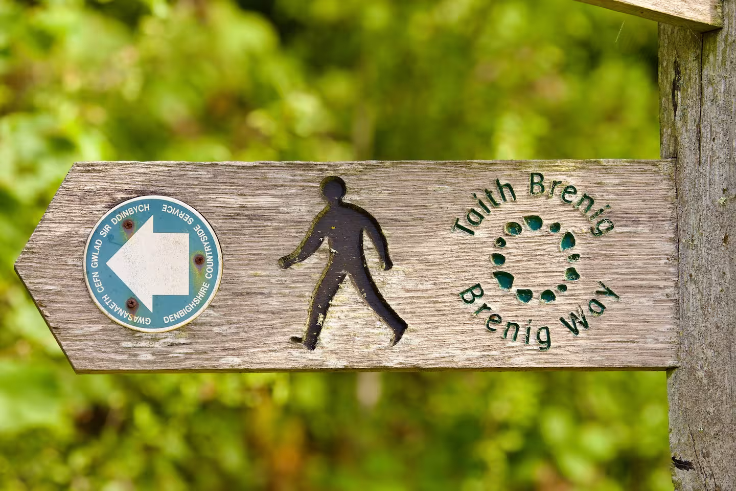 Brenig Way signpost