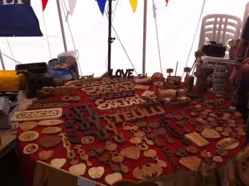 Welsh love spoons, a traditional gift