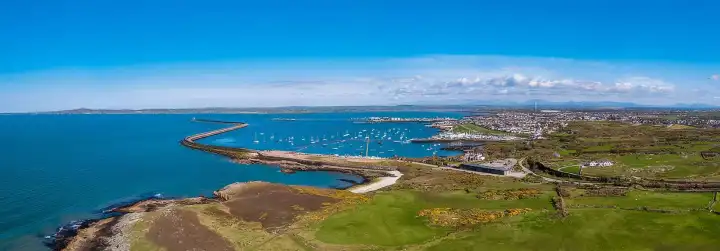 Holyhead Port from Holyhead Mountain