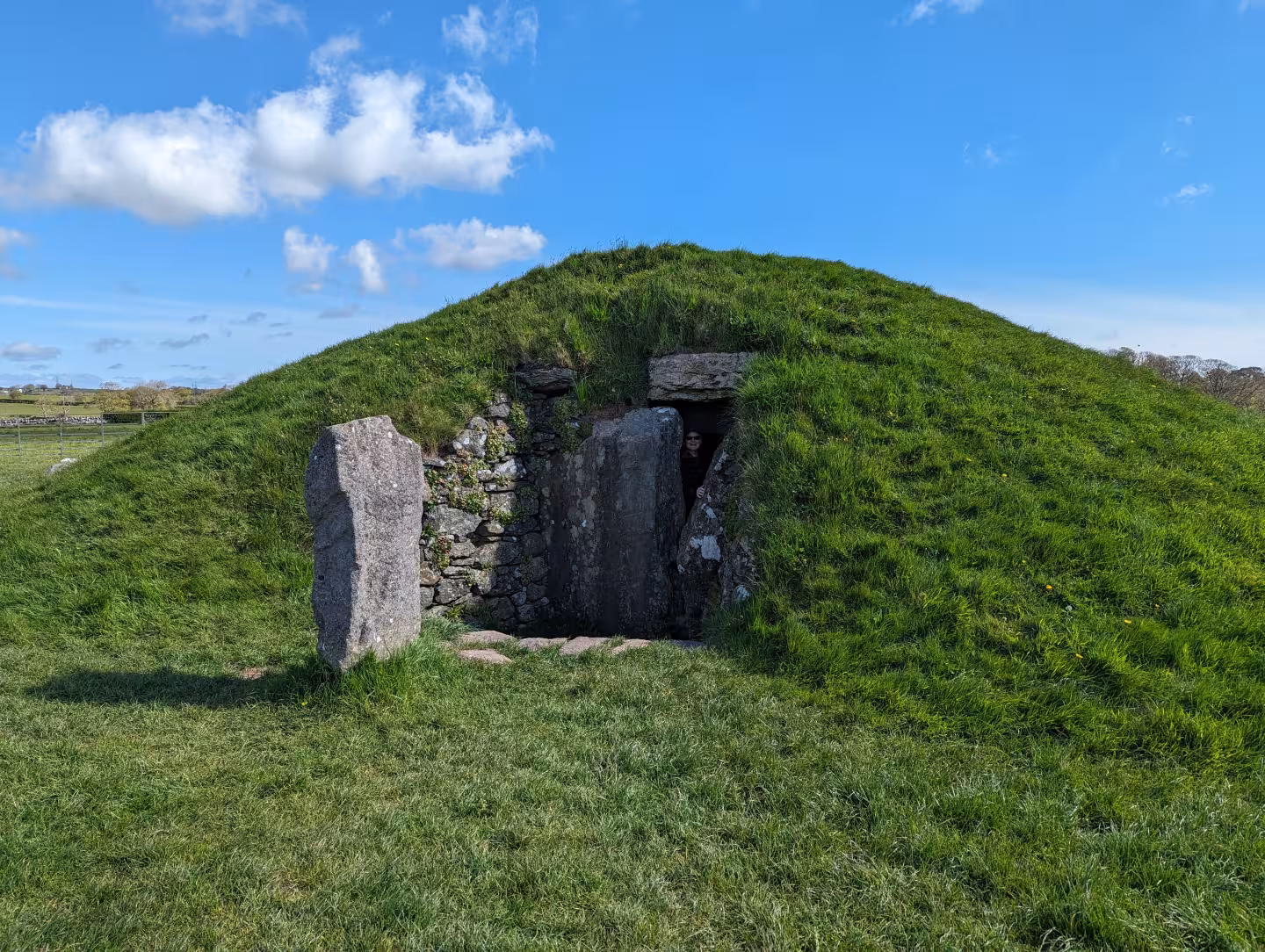 Neolithic burial mounds are