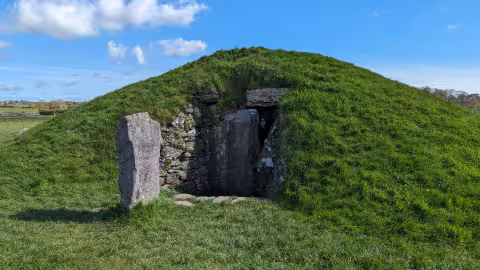 Neolithic burial mounds are