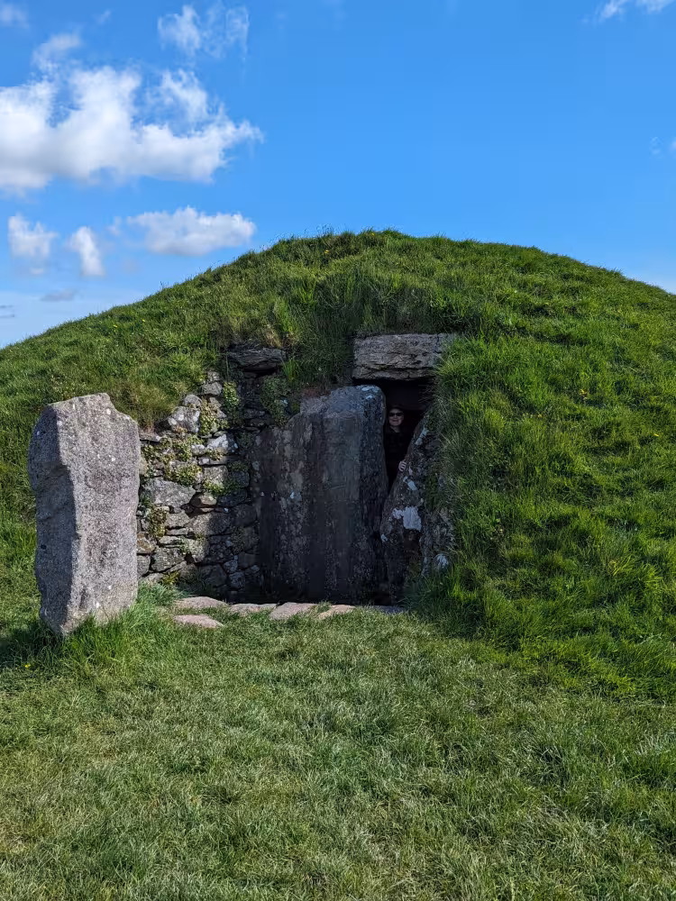 Neolithic burial mounds are