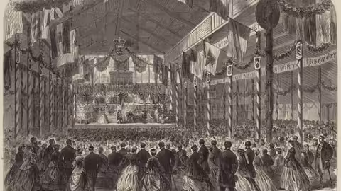The Eisteddfod Festival at Chester, 1866 illustration