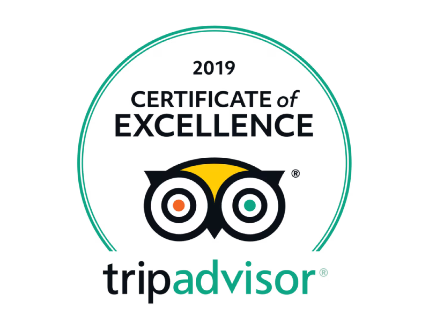 TripAdvisor Certificate of Excellence