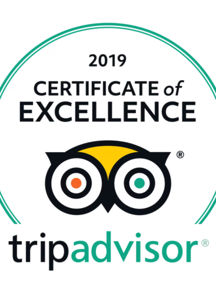 TripAdvisor Certificate of Excellence