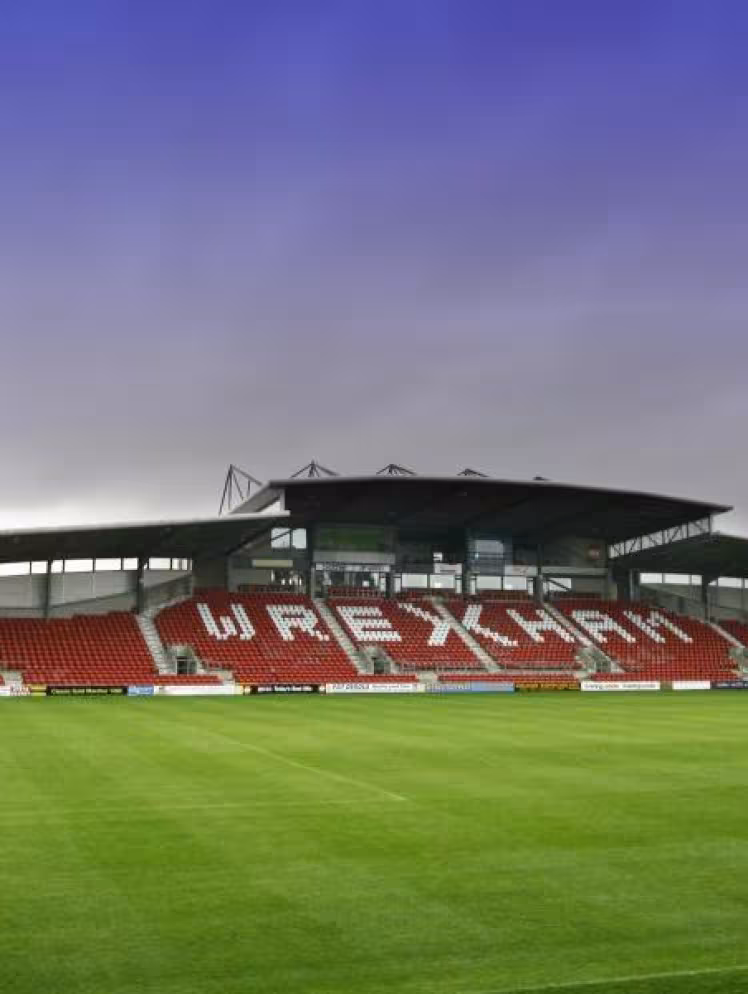 Wrexham AFC Stadium, at The Racecourse Ground