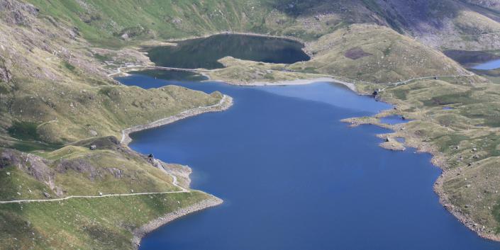 Lakes in the heart of Snowdonia